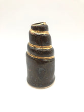 Lade das Bild in den Galerie-Viewer, Kerzenhalter &quot;LOVEE&quot; - Onyx Grün mit Goldrand - Größe M
